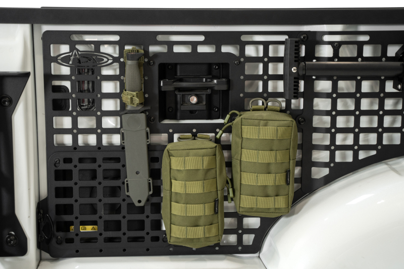Ford F-150 Bed Side Molle Panels - Driver Front - Addictive Desert Designs - Hammer Black - `21-`25